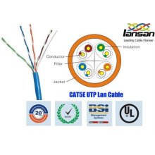 2015 Vente chaude FLUKE Testé Utp Cat5e Câble de communication / Câble réseau / réseau LAN